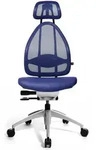 Topstar 532952 B&uuml;rostuhl OPEN ART, J1700S18 Stoff blau, Gestell silber - Blau
