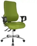 Topstar B&uuml;rostuhl Sitness 55, SD69X L55 gr&uuml;n, chrom Stoff - Gr&uuml;n