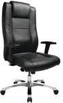Topstar Chefsessel Chairman&reg; 10, NS29T A80 Leder schwarz, Gestell alu - Schwarz