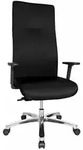 Topstar XXL B&uuml;rostuhl Big Star 30, BT390T W50 Stoff schwarz, Gestell alu - Schwarz