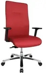 Topstar XXL B&uuml;rostuhl Big Star 20, BT290T W51 rot, alu Stoff - Rot