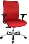 Topstar XXL B&uuml;rostuhl Big Star 10, BT190T W51 rot, alu Stoff - Rot