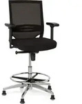 hjh OFFICE Counterstuhl TOP WORK 77 Arbeitsstuhl mit Armlehnen (h&ouml;henverstellbar)
