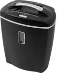 GENIE 580 Aktenvernichter 10 Blatt Partikelschnitt und CD Vernichtung schwarz