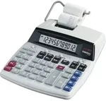Genie D69 Plus, Desktop, Druckrechner, 12 Ziffern, Display klappbar, AC/DC, Grau -
