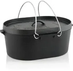 BBQ-Toro Dutch Oven 9,3 Liter, Gusseisen Kochtopf ohne F&uuml;&szlig;e, bereits...