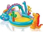 INTEX 57135NP - Playcenter - Dinoland mit Spr&uuml;her und Rutsche (333x229x112cm) -