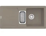 Franke Strata STG 651-86 Einbau Sp&uuml;le Fragranit Cashmere Siebkorb Stopfenventil -