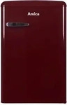 Amica KS15611R, Amica KS 15611 R, K&uuml;hlschrank mit Gefrierfach im Retro Design, 85 cm