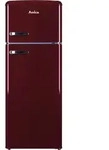 Amica VD 1442 AI, Freistehend, Weinrot, Rechts, R600a, 213 l, ST - Rot