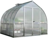 Palram - Canopia Aluminiumgew&auml;chshaus Bella 88 Silber 240x239x219 cm
