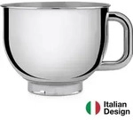 SMEG Edelstahlsch&uuml;ssel f&uuml;r SMF01 Serie 50 Jahre - Silber