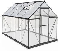Palram - Canopia Aluminium Gew&auml;chshaus Hybrid 610 Grau 306x185x208 cm