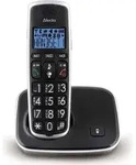 Alecto FX-6000 - Senioren DECT Telefon mit gro&szlig;en Tasten - 1 Mobilteil - Schwarz -