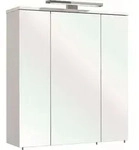 Spiegelschrank Pelipal Gela 65 x 20 x 72 cm wei&szlig; 3-t&uuml;rig LED IP 44 - Wei&szlig;