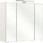 Spiegelschrank Pelipal Grado 70 x 20 x 60 cm wei&szlig; 3-t&uuml;rig LED IP 44 - Wei&szlig;
