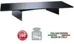 Meliconi Rotobridge Elite L TV-Halterung, 360&deg; drehbar, aus Metall und Glas, 70 kg