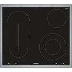 Siemens EA645GMA1E Kochfeld, Glaskeramik, 60cm - Schwarz/Silber
