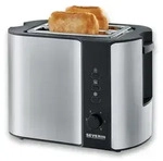 SEVERIN Automatik-Toaster AT 2589 - Schwarz/Silber