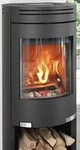 Aduro 50217, Kaminofen Aduro 1-4 Stahl schwarz 6 kW mit Holzfach,
