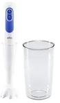 Braun MQ 3000 WH Smoothie+, P&uuml;rierstab, 0,6 l, 700 W, Blau, Wei&szlig; - Blau/Wei&szlig;
