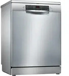 Bosch Serie 4 SMS46KI01E, Freistehend, Standardgr&ouml;&szlig;e (60 cm), Edelstahl, Edelstahl,
