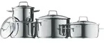 WMF Astoria , Kochset, Edelstahl, Edelstahl, Edelstahl, Edelstahl, 250 &deg;C - Silber