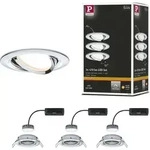 Paulmann LED Einbauleuchte Nova Plus Basisset schwenkbar - Silber