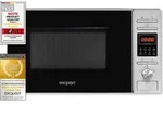 Exquisit Mikrowelle MW 820 DI | max. 700 W | Garraum 20 l | Inox Glas Front - Silber