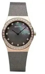 BERING Classic Damenuhr grau/ros&eacute;goldfarben 12430-369 - Grau