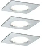 Paulmann LED Einbauleuchte Nova Plus Basisset starr - Silber