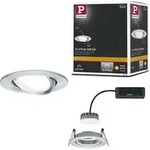 Paulmann LED Einbauleuchte Nova Plus Einzelleuchte schwenkbar - Silber