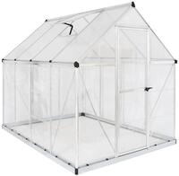 Palram - Canopia Aluminium Gew&auml;chshaus Hybrid 68 Silber 247x185x208 cm