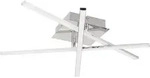 EGLO LED Deckenlampe Lasana 1, 3 flammige Deckenleuchte, Material: Stahl, Kunststoff,