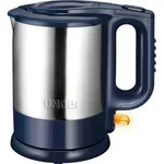 Unold 18018 Wasserkocher - Edelstahl Kettle, Blau 1,5 L, EU Stecker, 2200 W,