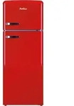 Amica K&uuml;hl-/Gefrierkombi KGC 15630R, Retro-look - Rot