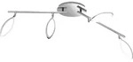 WOFI Deckenleuchte Charlize 4flg - Silber