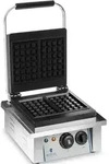 Rechteckiges Waffeleisen f&uuml;r 2 belgische Waffeln