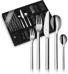 WMF Habitum Edelstahl Besteck Set 6 Personen, Essbesteck Set 30 teilig, Monobloc -