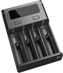 NiteCore Intellicharge NEW i4EU 4-Schacht Ladegert - Schwarz