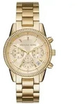 MICHAEL KORS BRYANT MK6356 Damen-Chronographenuhr, goldfarben, 37 mm