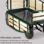Waldbeck Ventura - Bollerwagen , Handwagen , abklappbare Seitenteile ,