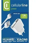 Cellularline USB Charger Kit 1A - Micro USB - Huawei, Xiaomi, Wiko, Asus and...