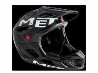 MET Parachute Fullface-Helm, Farbe:anthracite black glossy, Größe:M (54-58 cm)