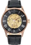 Carl von Zeyten CVZ0011RBK Feldberg Automatik ros&eacute;gold schwarz Leder Herren Uhr -