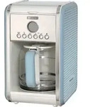 Ariete Kaffeemaschine Vintage f&uuml;r bis zu 12 Tassen blau - Blau