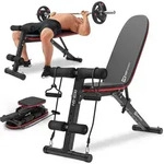 Hop-Sport klappbare Hantelbank HS-1030 &ndash; Trainingsbank f&uuml;r Zuhause, 6-fach