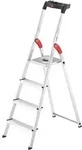 Hailo L60 StandardLine Alu-Sicherheits-Stehleiter - Leiter 4 Stufen belastbar...