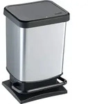 Rotho Abfalleimer 20L Paso - Treteimer Geruchsdicht - Abfallbeh&auml;lter 29,3 x 26,6 x