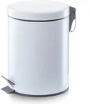 Zeller Treteimer, 5 ltr., wei&szlig;, Metall &Oslash; 20,5 x 28 cm - Wei&szlig;